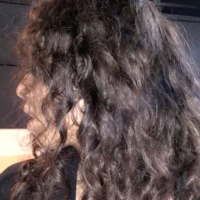 Young woman looking away